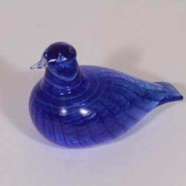 Nuutajärvi koristelintu, Nordea, suunnittelija Oiva Toikka, Nordea, pieni, signeerattu