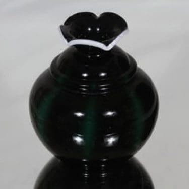 Kauklahden lasi maljakko, musta, suunnittelija ,