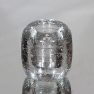 Iittala Arkipelago kynttilänjalka, kirkas, suunnittelija Timo Sarpaneva, massiivinen