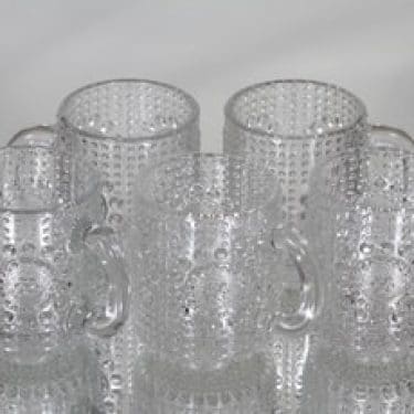 Riihimäen lasi Grapponia kupit, 10 cl, 5 kpl, suunnittelija Nanny Still, 10 cl, pieni