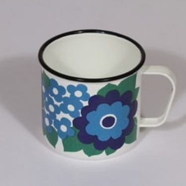 Finel Elisa muki, 35 cl, suunnittelija Esteri Tomula, 35 cl, serikuva, retro