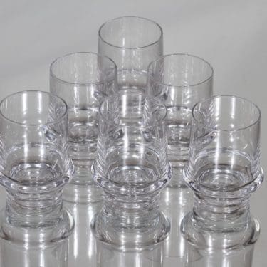 Iittala Marski lasit, 6 cl, 6 kpl, suunnittelija Tapio Wirkkala, 6 cl