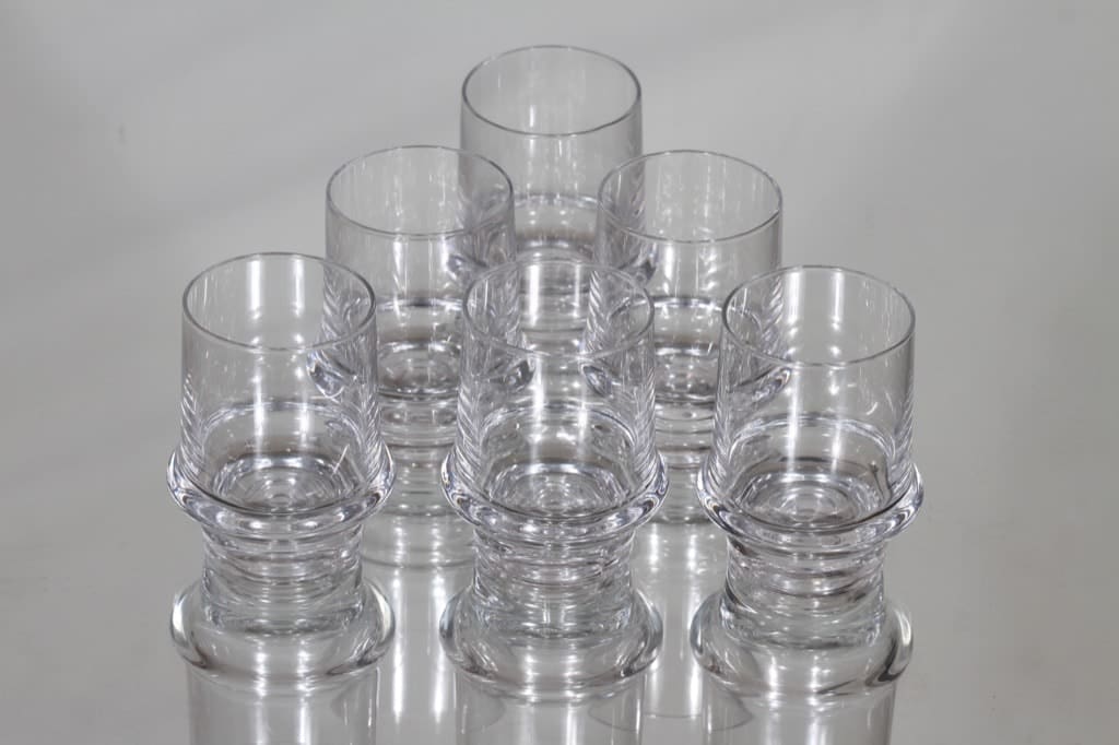 Iittala Marski lasit, 6 cl, 6 kpl, suunnittelija Tapio Wirkkala, 6 cl