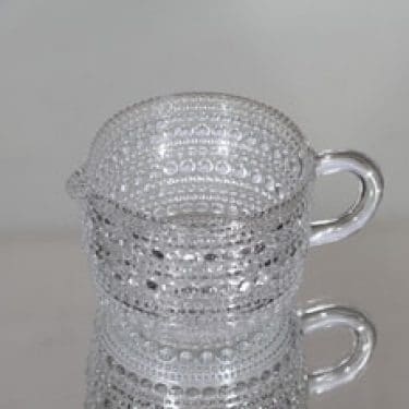 Nuutajärvi Kastehelmi kermakko, kirkas, suunnittelija Oiva Toikka,