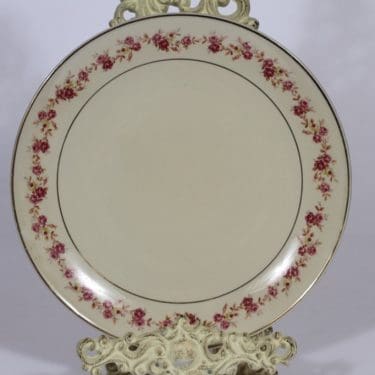 Arabia Anneli vati, suunnittelija , pyöreä, siirtokuva, kukka-aihe