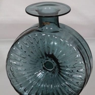 Riihimäen lasi Aurinkopullo koristepullo, Koko 4/4, suunnittelija Helena Tynell, Koko 4/4, suuri