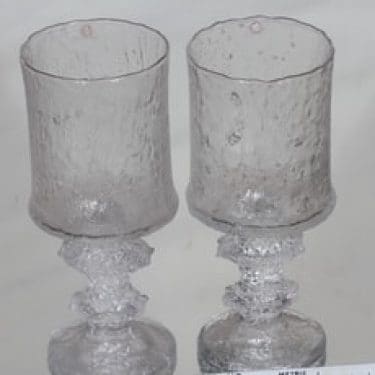 Iittala Senaattori lasit, 40 cl, 2 kpl, suunnittelija Timo Sarpaneva, 40 cl, jalallinen