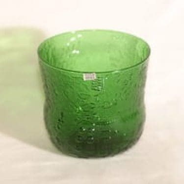 Nuutajärvi Fauna lasimalja, 1 l, suunnittelija Oiva Toikka, 1 l