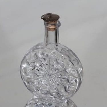 Riihimäen lasi Lumitähti karahvi, 20 cl, suunnittelija Nanny Still, 20 cl, pieni