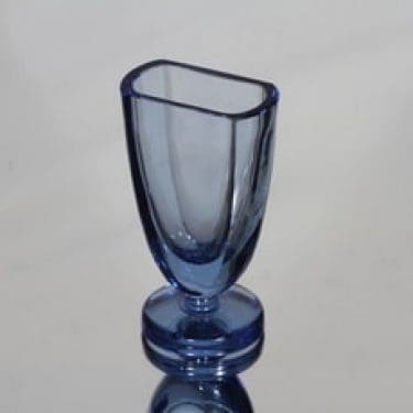 Karhula GH 6 maljakko, sininen, suunnittelija Göran Hongell, pieni