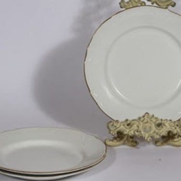 Arabia Siro lautaset, matala, 3 kpl, suunnittelija , matala, kultakoriste