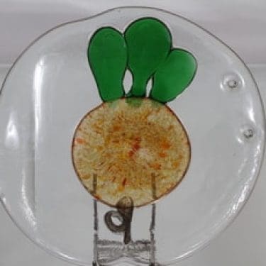 Nuutajärvi Riippu taide-esine, kirkas|sininen, suunnittelija Oiva Toikka,