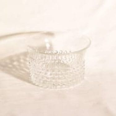 Nuutajärvi Näppyläkulho kulho, kirkas, suunnittelija Saara Hopea,