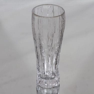 Iittala Vellamo maljakko, kirkas, suunnittelija Valto Kokko,