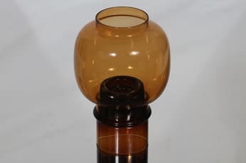 Nuutajärvi Tuikku kynttilälyhty, ruskea, suunnittelija Heikki Orvola, pieni