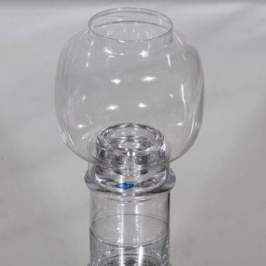 Nuutajärvi Tuikku kynttilälyhty, kirkas, suunnittelija Heikki Orvola, pieni