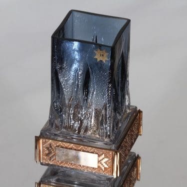 Humppila maljakko, signeerattu, suunnittelija Eino Vänni, signeerattu, kullattu vanne