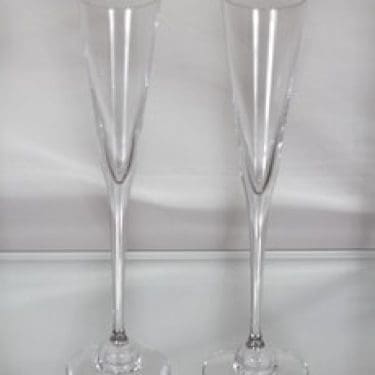 Nuutajärvi Aurora kuohuviinilasit, 13 cl, 2 kpl, suunnittelija Heikki Orvola, 13 cl