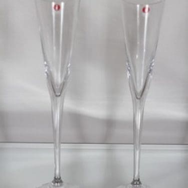 Iittala Aurora kuohuviinilasit, 13 cl, 2 kpl, suunnittelija Heikki Orvola, 13 cl