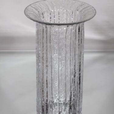 Iittala Vertica vase, clear designer Timo Sarpaneva
