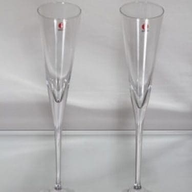 Iittala Aurora kuohuviinilasit, 13 cl, 2 kpl, suunnittelija Heikki Orvola, 13 cl