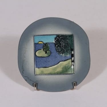 Arabia koristelautanen, Kesä, suunnittelija Heljä Liukko-Sundström, Kesä, pieni, serikuva