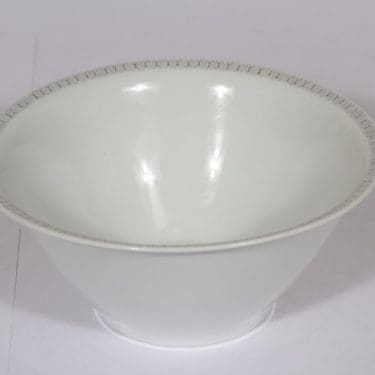 Arabia Kaisla bowl, gray, designer Raija Uosikkinen, big, copper ornament