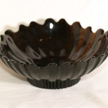 Humppila Tokka kulho, tummanruskea, suunnittelija Tauno Wirkkala,