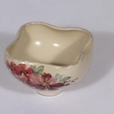 Arabia ARA kulho, käsinmaalattu, suunnittelija , käsinmaalattu, kukka-aihe