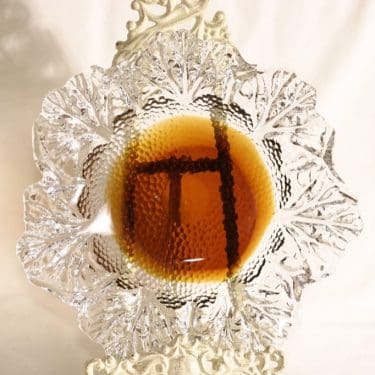 Humppila Kasvimaalla vati, kirkas|ruskea, suunnittelija Pertti Santalahti,