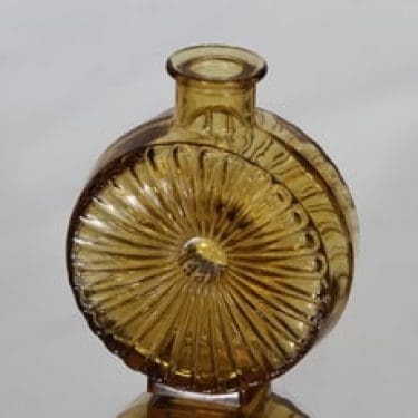 Riihimäen lasi Aurinkopullo koristepullo, Koko ¼, suunnittelija Helena Tynell, Koko ¼, pieni