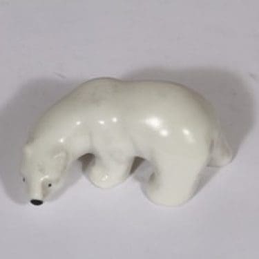 Arabia figuuri, jääkarhu, suunnittelija Raili Eerola, jääkarhu