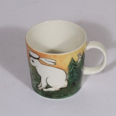 Arabia muki, Ylioppilas, suunnittelija Heljä Liukko-Sundström, Ylioppilas, serikuva, jänisaihe