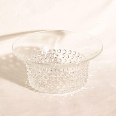 Nuutajärvi Näppyläkulho kulho, kirkas, suunnittelija Saara Hopea,