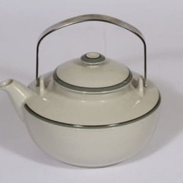 Arabia Airisto kahvikaadin, suunnittelija Inkeri Leivo, raitakoriste