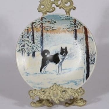 Arabia Kennelliitto koristelautanen, suunnittelija , suuri, serikuva