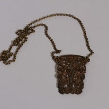 kalevala Koru kaulakoru, pronssi, suunnittelija Aivi Gallen-Kallela, pronssi, jugend