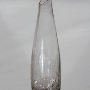 Riihimäen lasi maljakko, kirkas, suunnittelija Eero Sallinen,