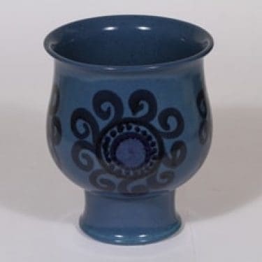 Arabia Hilkka maljakko, käsinmaalattu, suunnittelija , käsinmaalattu, suuri, signeerattu