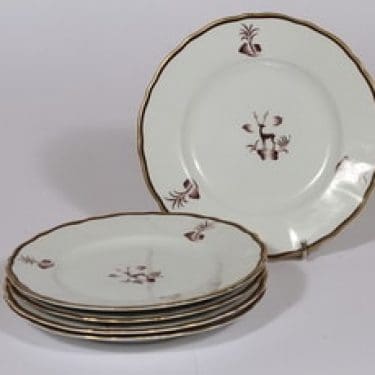 Arabia Diana leivoslautaset, 5 kpl, suunnittelija , siirtokuva, art deco