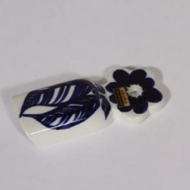 Arabia Köökki suolakauha, sininen, suunnittelija Gunvor Olin-Grönqvist, pieni, käsinmaalattu, signeerattu