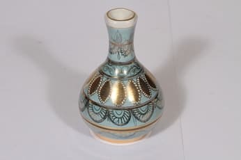 Savitorppa maljakko, käsinmaalattu, suunnittelija Saul Nordqvist, käsinmaalattu, käsin dreijattu, signeerattu, Atelje Nordqvist