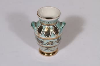 Savitorppa maljakko, käsinmaalattu, suunnittelija Saul Nordqvist, käsinmaalattu, pieni, käsin dreijattu, signeerattu|Atelje Nordqvist