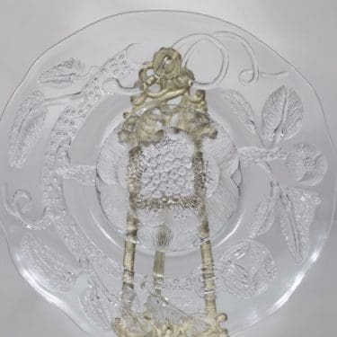 Nuutajärvi Pioni vati, kirkas, suunnittelija Oiva Toikka, suuri