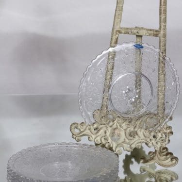 Nuutajärvi Apila leivoslautaset, kirkas, 6 kpl, suunnittelija ,