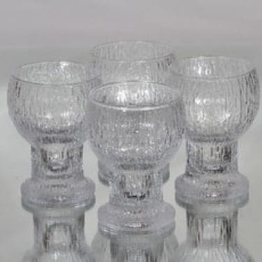 Iittala Kekkerit lasit, 16 cl, 4 kpl, suunnittelija Timo Sarpaneva, 16 cl