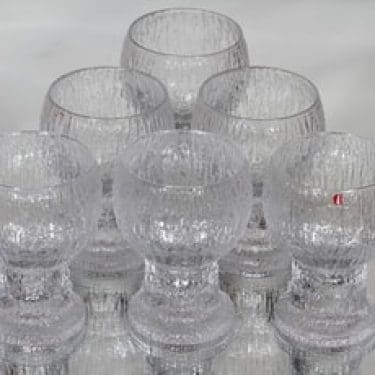 Iittala Kekkerit lasit, 20 cl, 6 kpl, suunnittelija Timo Sarpaneva, 20 cl
