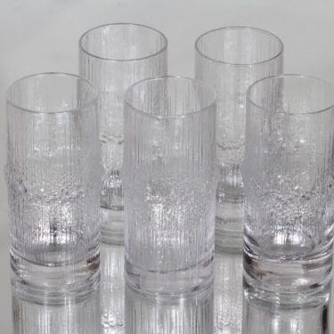 Iittala Niva lasit, 20 cl, 5 kpl, suunnittelija Tapio Wirkkala, 20 cl
