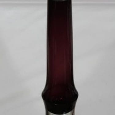 Riihimäen lasi maljakko, lila, suunnittelija ,