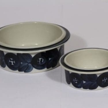 Arabia Anemone kulhot, käsinmaalattu, 2 kpl, suunnittelija Ulla Procope, käsinmaalattu